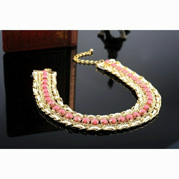 New! Gorgeous Chunky Statement Women's Necklace - Picture 4 of 4